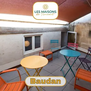  Hébergement de vacances Baudan - Maison Débordante De Charme Avec Terrasse
